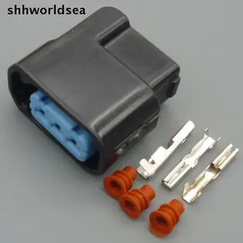 Shhworldsea 4 комплекта 3-КОНТАКТНЫЙ 3-полосный автомобильный Водонепроницаемый Электрический разъем с автоматической катушкой зажигания для Honda