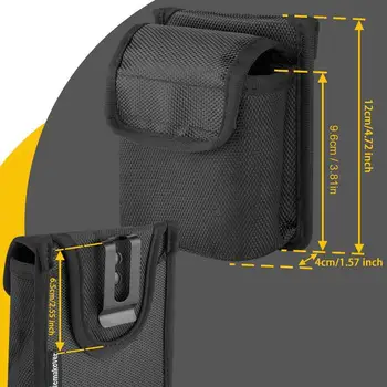 Многофункциональная сумка для инструментов с рулеткой для электрика, поясной карман из нейлоновой ткани, чехол-держатель для ремня для техника-сантехника