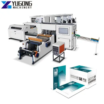 Автоматическая бумагоделательная машина YG формата А4, машина для изготовления листов копировальной бумаги формата А4, машина для резки стопок офисной бумаги, станок для резки бумаги