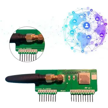 Для модуля модификации Flipper Zero CC1101 с антенной SMA Модуль беспроводного приемопередатчика