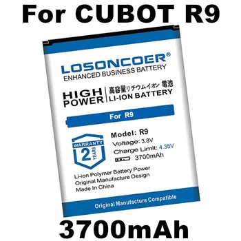 LOSONCOER 3700mAh R9 Новейшее Производство Аккумуляторов Для смартфона CUBOT Battery + Быстрое Прибытие