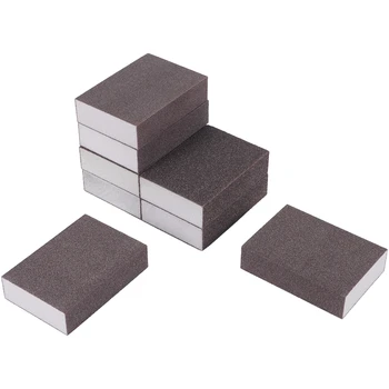 8 Упаковок шлифовальных губок Грубые Шлифовальные блоки с крупностью песка 60-220 г, Пенопластовая Наждачная бумага для полировки металла и дерева