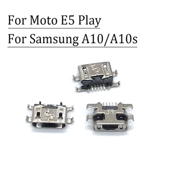 50 шт., Для Samsung A52 A30S A50S A11 A32 A02S A10S A10 /Для Moto E5 Play Micro USB Разъем для зарядки Разъем порта Разъем док-станции