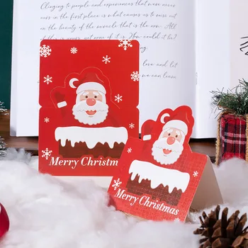 Креативные рождественские поздравительные открытки Подарочные карты в канун Рождества С Рождеством Христовым