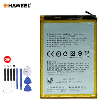 Сменный литий-полимерный аккумулятор HAWEEL для OPPO A37, аккумулятор мобильного телефона для OPPO A59