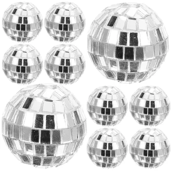 Светоотражающие диско-шары на Хэллоуин, рождественские украшения Разных размеров, маленькие диско-шары, зеркальные украшения для диско-шаров 3 см