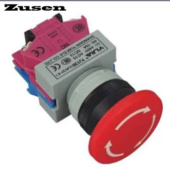 Zusen LA37-E 22 мм 10A Аварийный Кнопочный выключатель