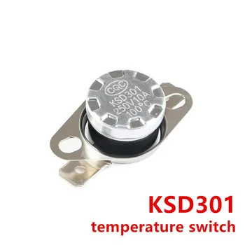 KSD301 10A 250V Биметаллический термостат Нормально Закрытый Переключатель Температуры Термостат 75C 85C 95C 110C 130C 150C 180C 45-190 градусов