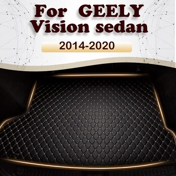 Коврик в багажник автомобиля для седана GEELY Vision 2014 2015 2016 2017 2018 2019 2020 Автомобильные аксессуары на заказ, оформление интерьера авто
