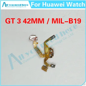 Для Huawei Watch GT 3 42 мм MIL-B19 GT3 Боковая кнопка возврата ключа включения питания Кабель гибкого кабеля включения выключения Замена запасных частей