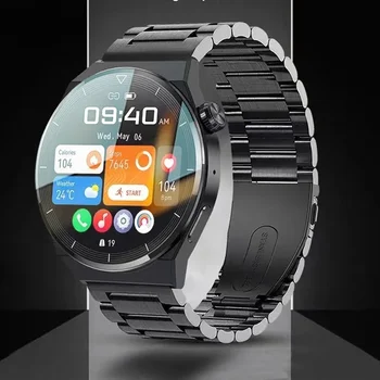 NFC Часы GT3 Pro AMOLED Смарт-Часы Мужские Для Huawei Custom Dial Answer Call Спортивный Фитнес-Трекер Мужские IP68 Водонепроницаемые Умные Часы