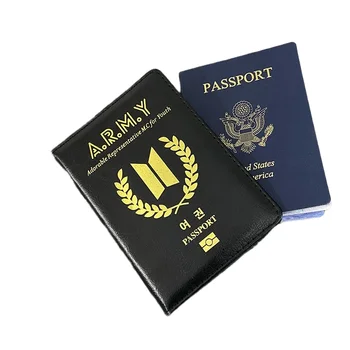 Модная Обложка для паспорта из искусственной кожи Для женщин И мужчин, Футляр для кредитных карт, Визитная карточка, бумажник для паспорта