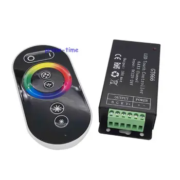 GT666 Сенсорная панель RGB LED контроллер DC12-24V 6ax3-канальный контроллер для rgb светодиодной ленты светодиодная лампа Бесплатная доставка