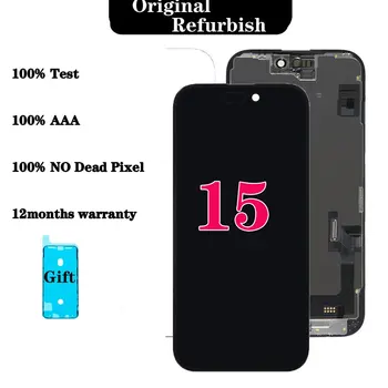Оригинальный Восстановленный Экран AAA Для iPhone 15 Lcd Для Iphone15 ЖК-дисплей В Сборе С Панелью Для ремонта Замена деталей