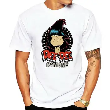 Мужская футболка Dee Dee Ramone, приталенная футболка с выстрелом в голову, черные футболки с графическим рисунком на заказ, футболка