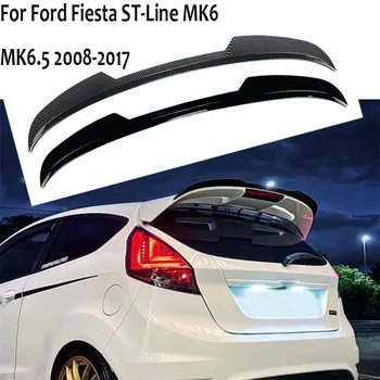 Глянцевые ABS Автомобильные Спойлеры На Крыше Заднего багажника Для Ford Fiesta ST-Line MK6 MK6.5 2008-2017, Сплиттер Задней Двери, Крылья-Спойлер