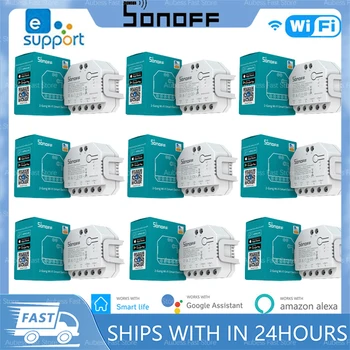SONOFF DUAL R3 Lite Двойной релейный модуль DIY MINI Smart Switch с двусторонним управлением синхронизацией через eWeLink Alexa Google Smart Home