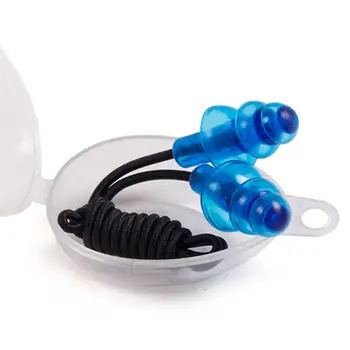 Затычки для ушей с защитой от шума, водонепроницаемые, для плавания, спортивные, Многоразовые Наушники для сна с шумоподавлением, защита слуха.