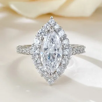 2023 Новое кольцо с имитацией бриллианта 