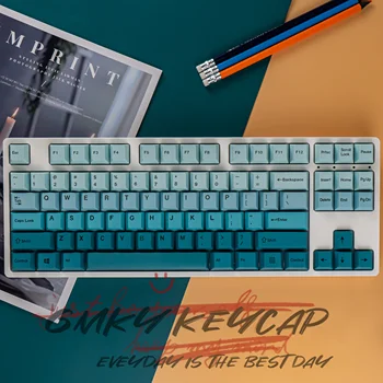Колпачки для клавиш Градиентного цвета G-MKY С Сублимированным ВИШНЕВЫМ Профилем Из PBT-Красителя Для механической клавиатуры Filco/DUCK/Ikbc MX Switch