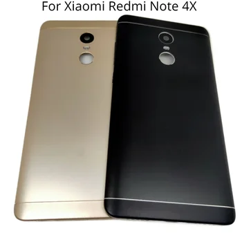 Задняя крышка аккумулятора для Xiaomi Redmi Note 4X Redmi Note 4 Корпус глобальной версии с кнопками регулировки громкости включения