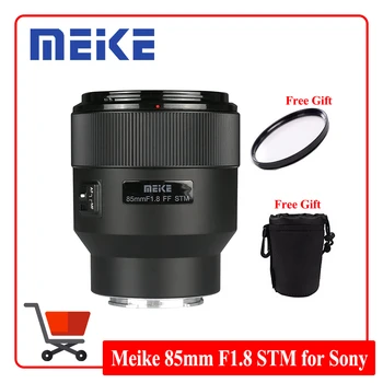 Полнокадровый объектив Meike 85mm F1.8 с Автофокусом, Средний Телеобъектив STM, для камер Sony E-Mount A9II A7IV a7SII A6600 A7R3 A7RIII A7M3s