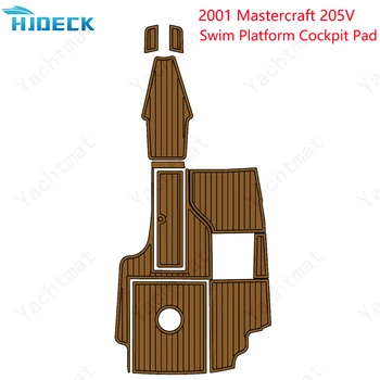 2001 MasterCraft 205V EVA Из искусственного Тика Аксессуары для лодок для палубы лодки или яхты RV Сад Бассейн Коричневый Черный Серый Черный