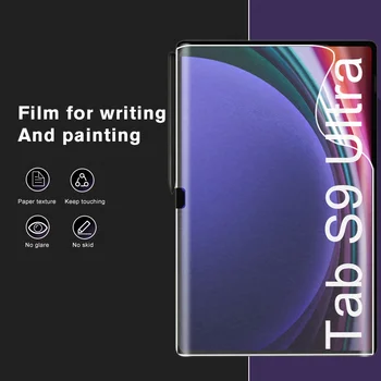 Матовая Мягкая Пленка Для Письма Samsung Galaxy Tab S9 Ultra S9 + Защита Экрана Для Рисования Без Стекла TabS9 Plus S9Ultra S9