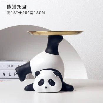 Креативная подставка для мобильного телефона настольная мини-кухня гигантская панда в сопровождении ручных подарков для отправки сувениров домашнего декора
