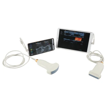 Портативный ультразвуковой сканер USB с функцией цветной допплерографии с выпуклым зондом 3,5 МГц