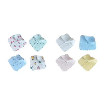 Детское полотенце для вытирания младенцев хлопчатобумажным полотенцем Многослойные квадратные нагрудники для кормления детей
