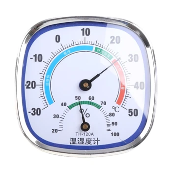 Внутренний Наружный Термометр Гигрометр Практичный Аналоговый Датчик Влажности Инструмент Контроля Температуры для Домашней Комнаты Офисного Использования Прямая Поставка