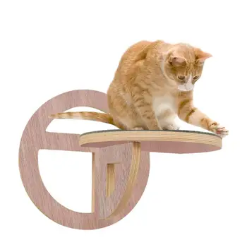 Настенная полка для кошек Деревянная доска для лазания кошек Доска для лазания и прыжков Кошачьи ступеньки Настенная мебель для игр и отдыха