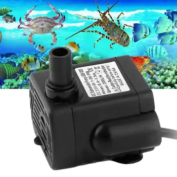 3 Вт USB-1020 DC3.5V-9V Мини-Погружной Водяной Насос для Аквариума С Ландшафтной Аквариумной Чашей Аксессуары Прямая Доставка