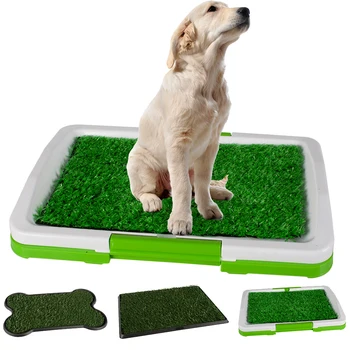 Подстилка для домашних собак и кошек, Коврик для унитаза, Тренировочный крытый Пластиковый лоток, Система тренировки травы, Коробка для собак