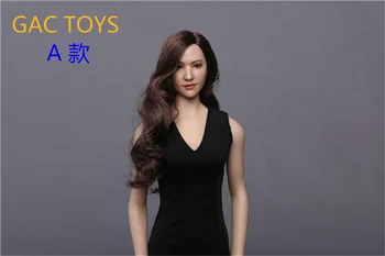 Кристалл Liu GACTOYS GC015 в масштабе 1/6 лепит голову азиатки с длинными локонами для 12-дюймовых игрушек-фигурок для девочек