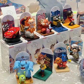 Bubble Mart Disney 100-я годовщина серии Pixar Blind Box Toy Story Трендовая игрушка Украшение ручной работы Подарки на День рождения и Рождество Игрушки