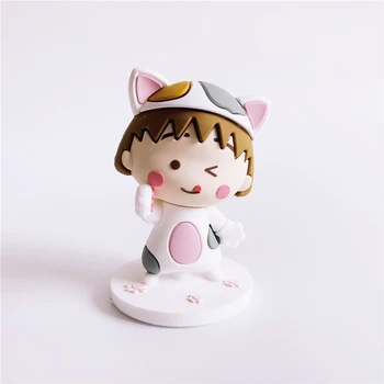 MINISO Chibi Maruko-Chan, Лимитированная коллекция, серия фигурных игрушек, кукол, подарки для девочек, Милая кошка-переодевалка для детей